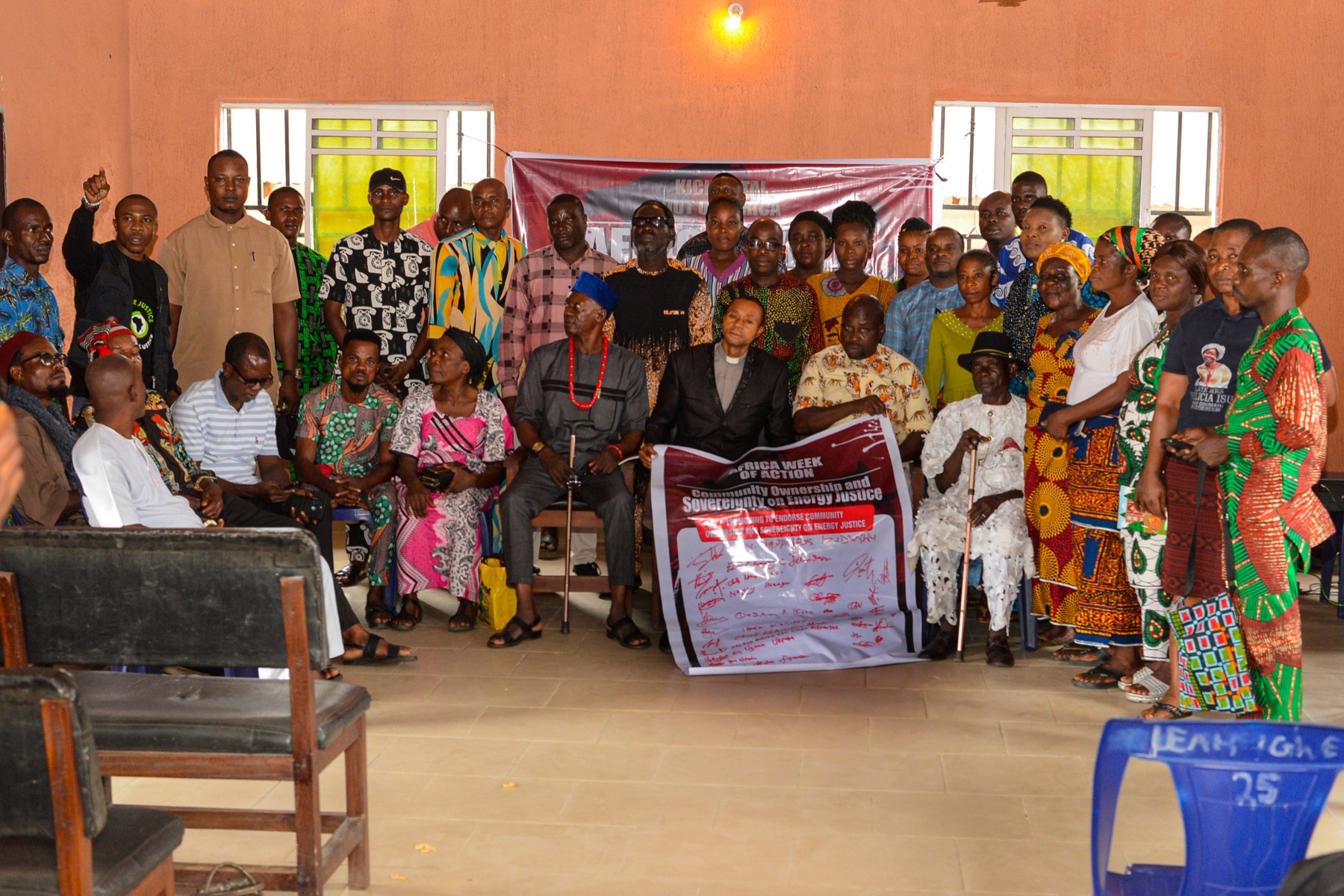 QGDF community dialogue in the Niger Delta